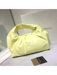 Bottega Veneta Small BV Jodie Leather Hobo Bag Yellow 2020