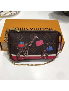 Louis Vuitton Monogram Canvas Mini Pochette Bag M62087 2017