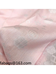 Chanel Cashmere Scarf 100x200cm Pink 2021 21100743