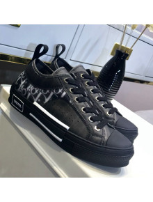 Dior Technical Oblique Low-Top Sneakers Black 2019(For Women and Men)