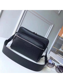 Louis Vuitton Outdoor Messenger PM Taiga Leather Bag M33435 Black 2018