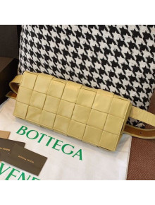 Bottega Veneta Wax Calfskin Belt Bag Yellow 2021