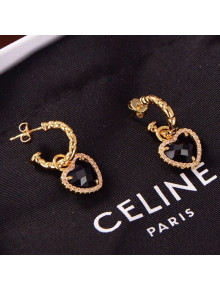 Celine Love Earrings Black 2021 1108104