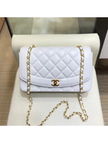 Chanel Calfskin Vintage Flap Bag White 2018