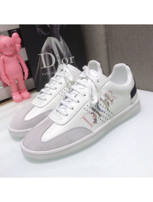 Dior Homme B01 Calfskin Suede Sneakers White 2021 12