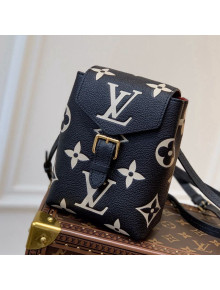 Louis Vuitton Tiny Backpack in Gaint Monogram Leather M80738 Black 01 2021