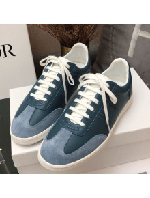 Dior Homme B01 Calfskin Suede Sneakers Blue 2021 14