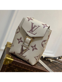 Louis Vuitton Tiny Backpack in Gaint Monogram Leather M80738 White 2021