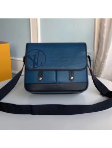 Louis Vuitton PM Epi Leather Men's Messenger Bag Blue M53494 2018