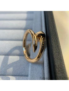 Cartier JUSTE UN CLOU Ring Rosy Gold 2022