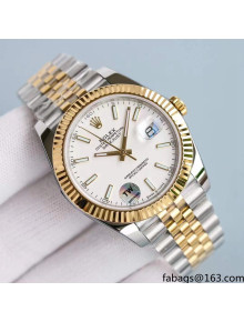 Rolex Datejust Watch 41mm for Men 2022 Top Quality Silver/Gold/White