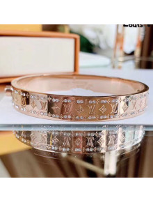 Louis Vuitton Monogram Bracelet Rose Gold 2019