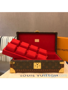 Louis Vuitton Monogram Canvas 8 Watch Case M20039 Brown/Red 2021