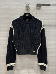 Chanel Sweater Black 2022 031242