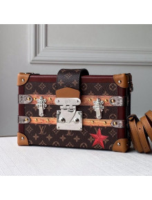 Louis Vuitton Petite Malle Trunk Bag in Star Monogram Canvas M40273 Brown/Burgundy 2021