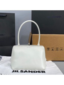 Jil Sander Goji Calfskin Frame Mini Shoulder Bag White 2021 7166 
