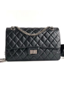 Chanel Aged Calfskin 2.55 Reissue Small Size 225 Black 2018(Vintage Silver-tone Metal)