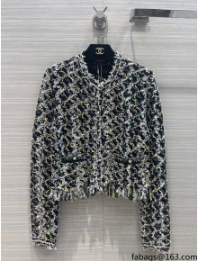 Chanel Tweed Jacket CHJ40105 Black 2022