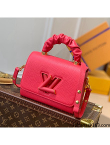 Louis Vuitton Twist PM Top Handle Shoulder Bag in Taurillon Leather M58691 Rosy 2021