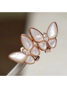 Van Cleef & Arpels Butterfly Earring 12 Pink Gold 2020