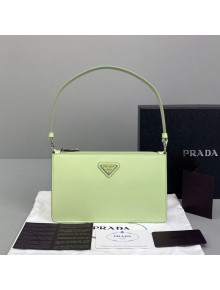 Prada Brushed Leather Mini Bag 1BC155 Green 2021
