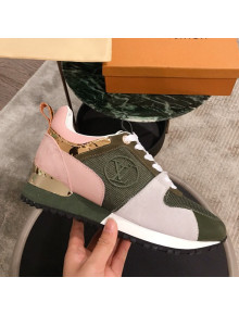 Louis Vuitton Run Away Sneaker 1A4XNL Pink/Green/Light Grey 2019(For Men and Women)
