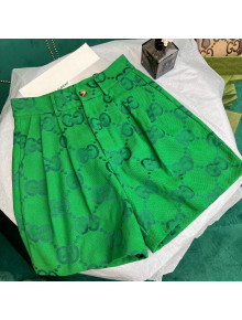 Gucci GG Shorts Green 2022 02
