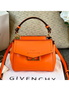 Givenchy Mystic Mini Bag in Smooth Calfskin Orange 2021