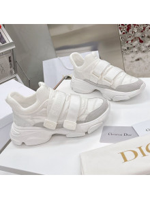 Dior D-Wander Sneakers White Camouflage Fabric 2021