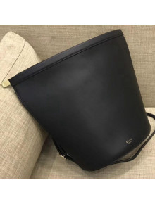 Celine Calfskin Bucket Bag Black 2018