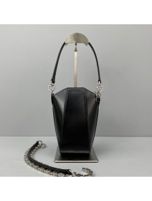 Givenchy Mini Antigona Vertical bag in Box Leather Black/Silver 2021