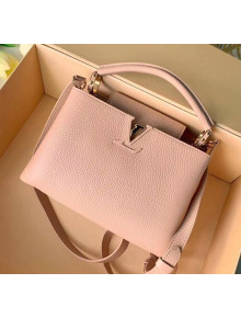 Louis Vuitton Taurillon Leather Capucines BB Top Handle Bag M94586 Light Pink 2020