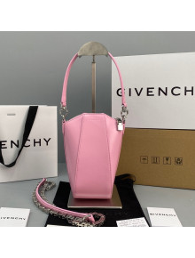 Givenchy Mini Antigona Vertical bag in Box Leather Baby Pink 2021