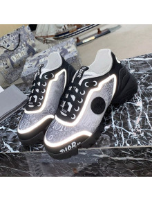 Dior D-Connect Sneakers in Logo Mesh and Luminous Fabric Black 2021 (For Women and Men)
