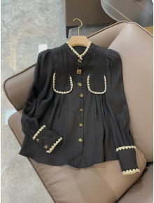 Chanel Shirt Black 2022 031265