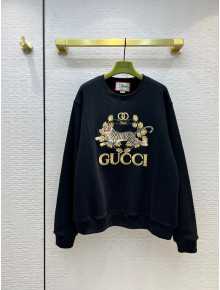Gucci Tiger Sweatshirt Black 2022 32