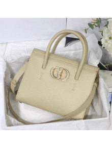 Dior Medium St Honore Tote Bag in Beige Grained Calfskin M925 2020