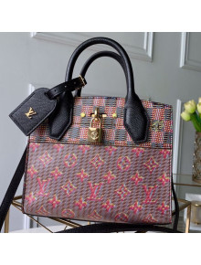 Louis Vuitton Monogram Pop City Steamer Mini Top handle Bag M55469 Red 2019