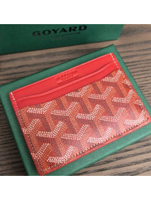 Goyard Card Holder Wallet Red 2021