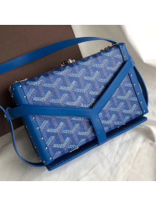 Goyard Minaudiere Mini Y Case Shoulder Bag Royal Blue