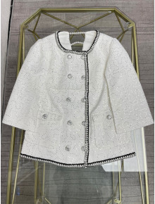 Chanel Sequins Jacket White 2022 80