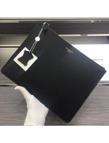 Givenchy Paris Leather Medium Pouch Black 14 2021