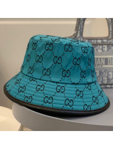 Gucci GG Multicolor Canvas Bucket Hat Green 2021