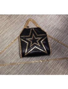 Stella McCartney Falabella Tiny Tote Bag (18cm) With Gold Stars 2018