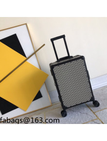 Goyard Goyardine Canvas Travel Luggage 20inches Grey 2021 09