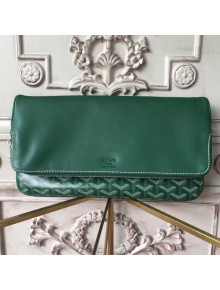 Goyard Folding Leather Clutch Green