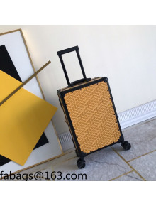 Goyard Goyardine Canvas Travel Luggage 20inches Yellow 2021 10