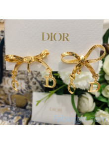 Dior Metal Bow Earrings DE2081212 2020