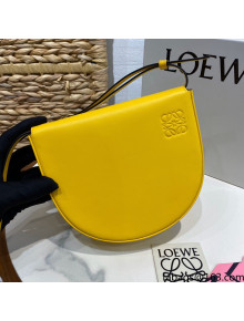 Loewe Heel Bag in Soft Calfskin Yellow 2021 Top