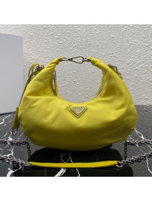 Prada Re-Edition 2006 Nylon Hobo Bag 1BH172 Yellow 2020
